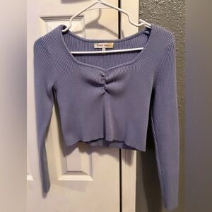 Hazel Moon Blue Ribbon Sweater